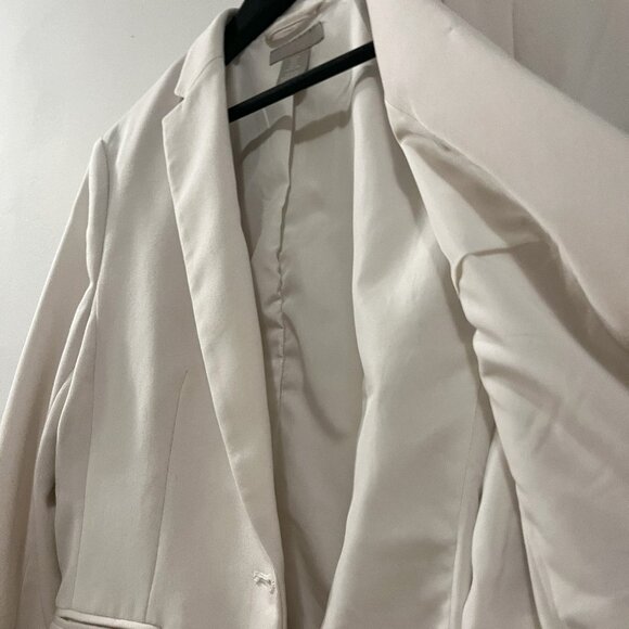 H&M Women's White Blazer, Small - Picture 5 of 9